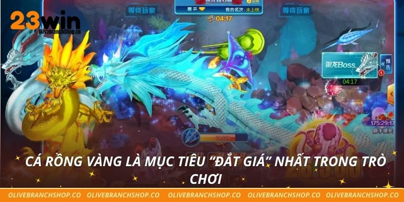 Bắn Cá Ăn Xu – Hành Trình Chinh Phục Giải Thưởng Khủng Cá rồng vàng là mục tiêu “đắt giá” nhất trong trò chơi