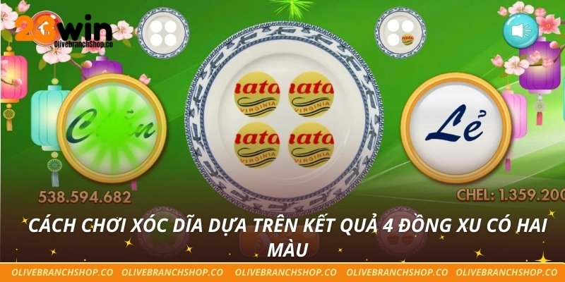 Tất Tần Tật Về Cách Chơi Xóc Dĩa Từ A Đến Z Cho Người Mới Cách chơi xóc dĩa dựa trên kết quả 4 đồng xu có hai màu